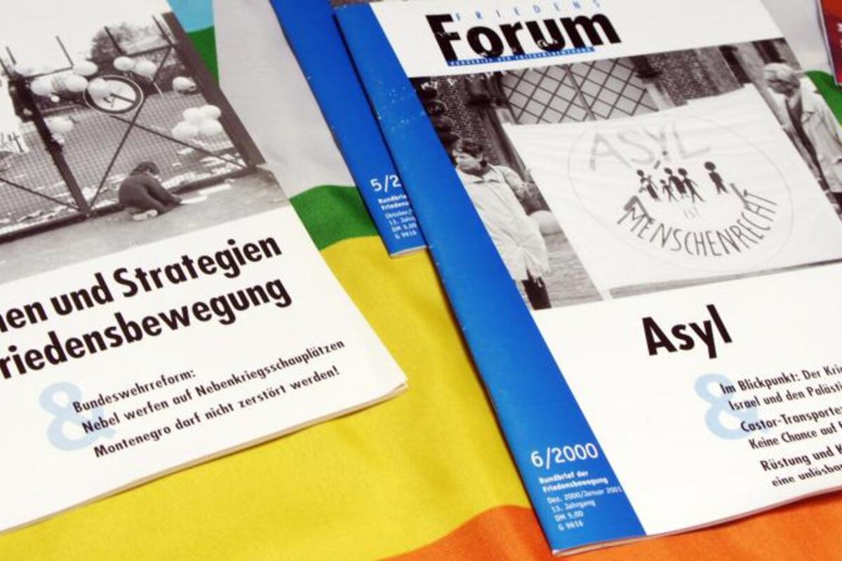 Das FriedensForum ist die Zeitschrift des Netzwerk Friedenskooperative und erscheint 6 Mal jährlich mit wechselnden Schwerpunkten.