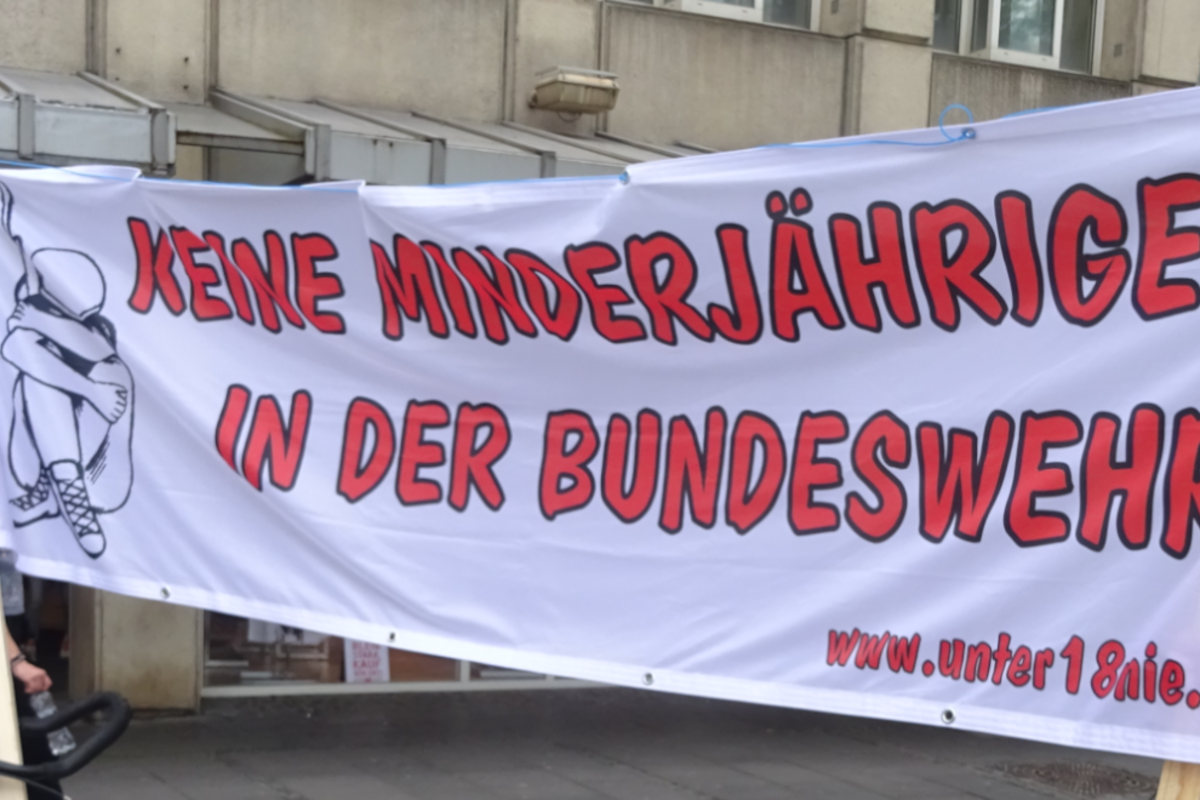 Friedensaktion im Jahr 2020