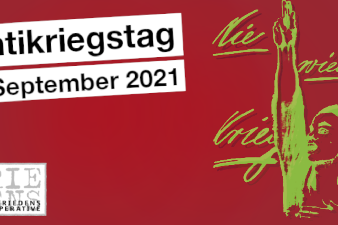 Antikriegstag 2021: Gewerkschaften und Friedensbewegung bei mehr als 180 Veranstaltungen aktiv