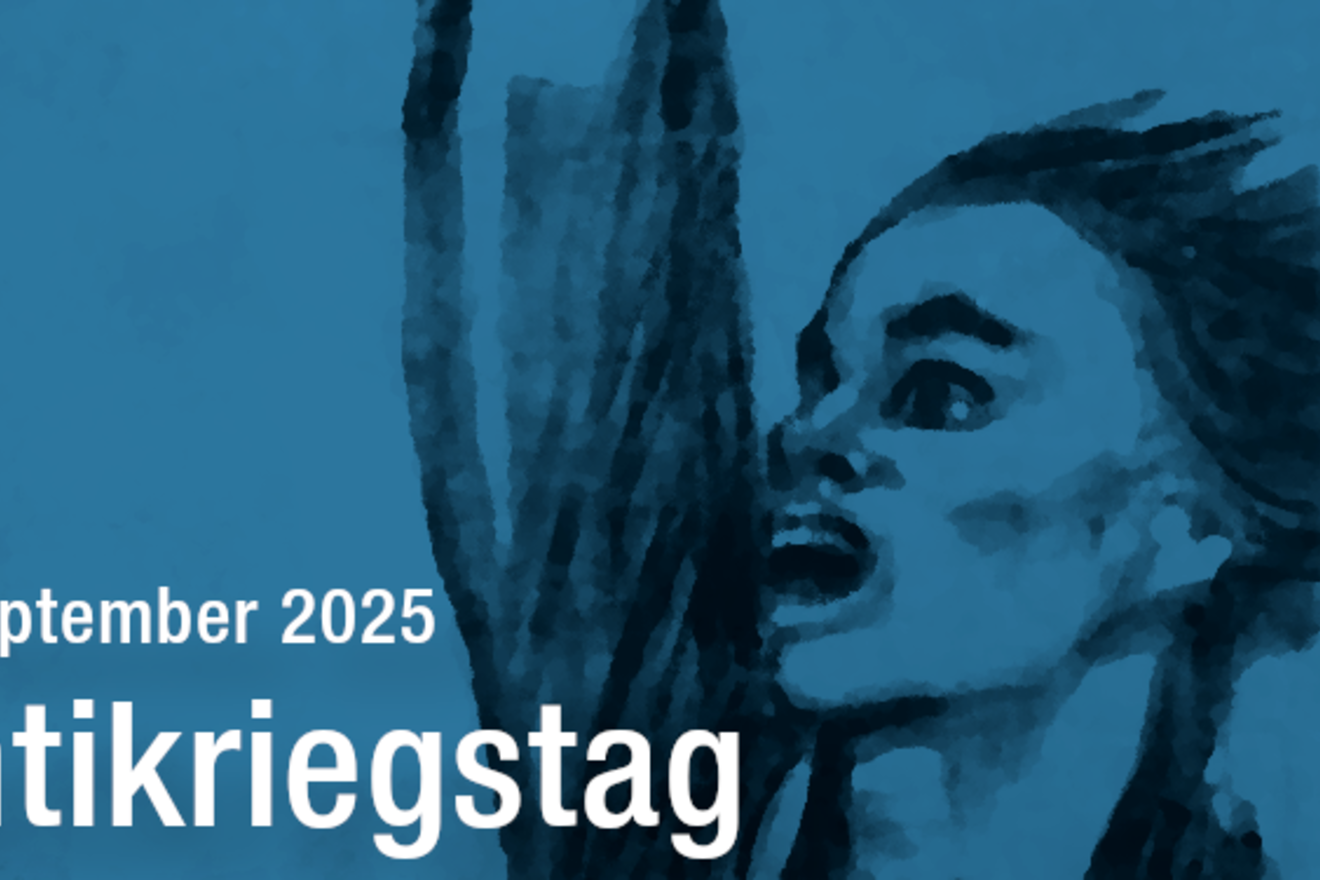 Aufrufe zum Antikriegstag 2025