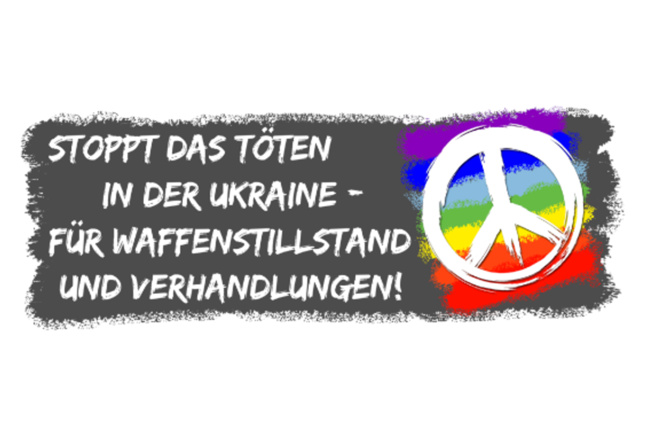 Bündnis ruft zu Aktionen für einen Stopp des Krieges gegen die Ukraine auf