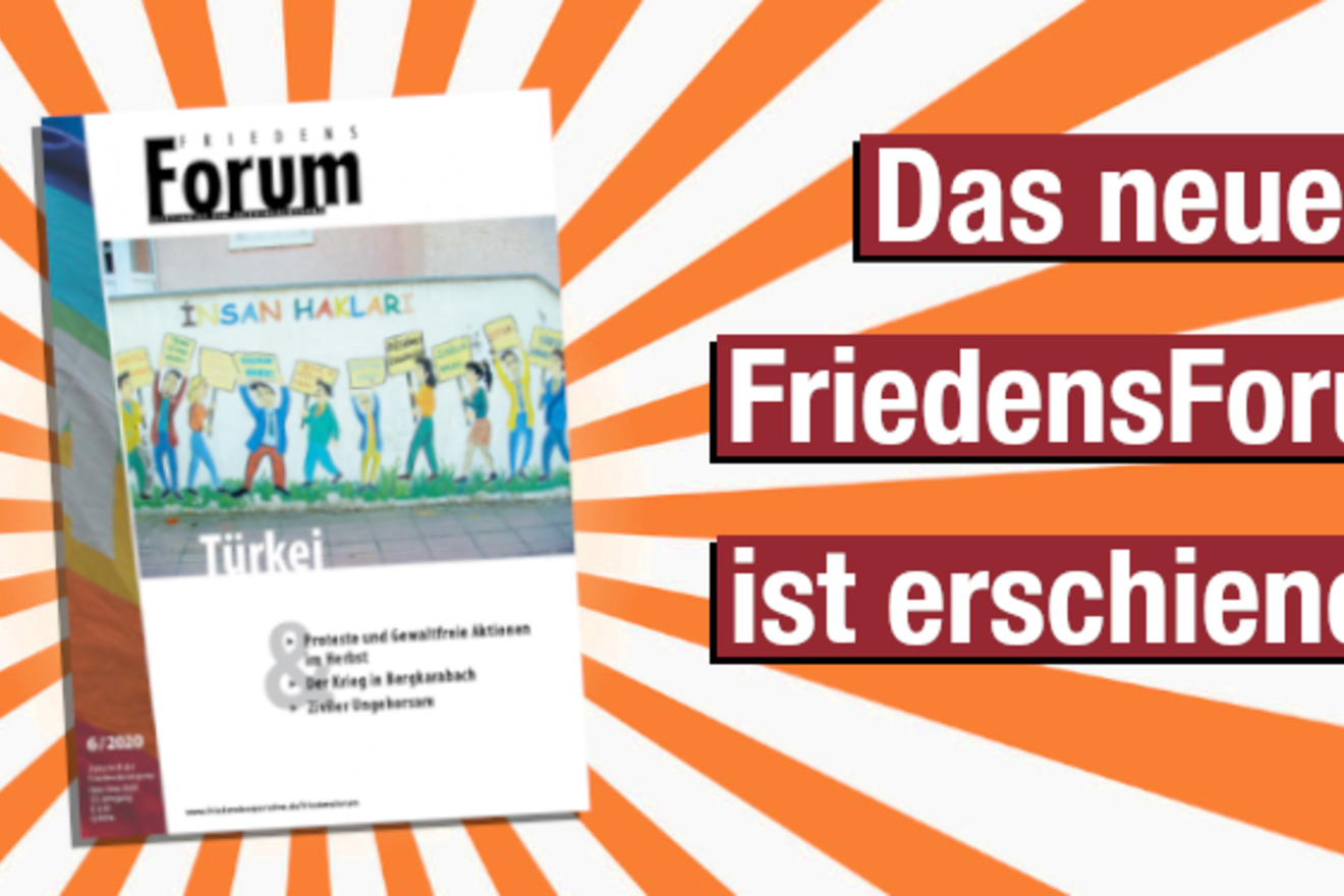 Das neue FriedensForum ist erschienen
