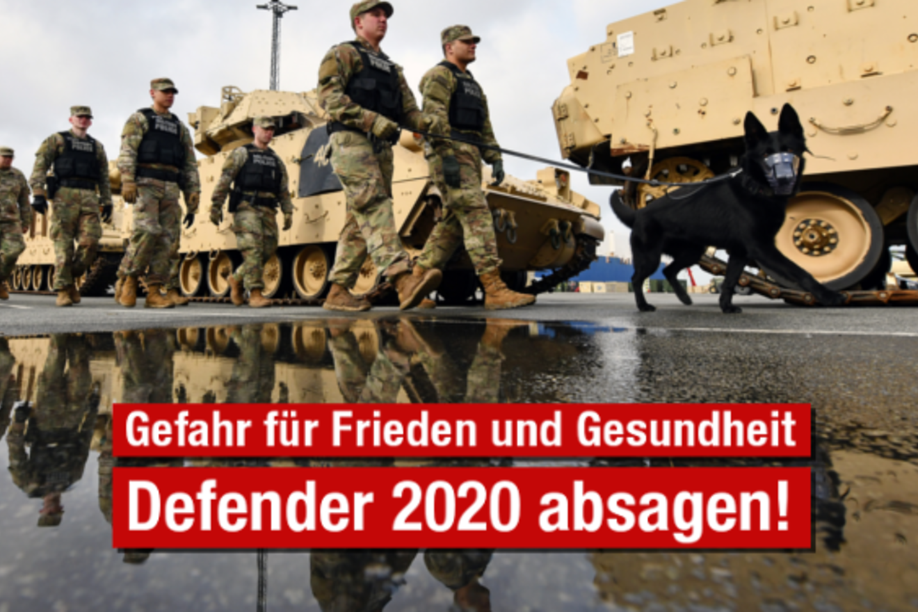 Defender 2020 absagen!