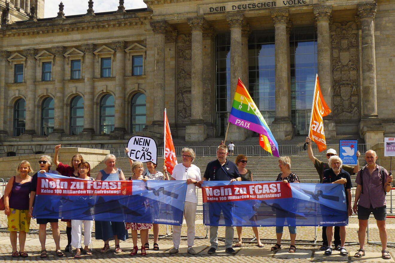 Entscheidung für Multimilliarden-Rüstungsprojekt FCAS verantwortungslos und brandgefährlich – Friedensbewegung bleibt aktiv