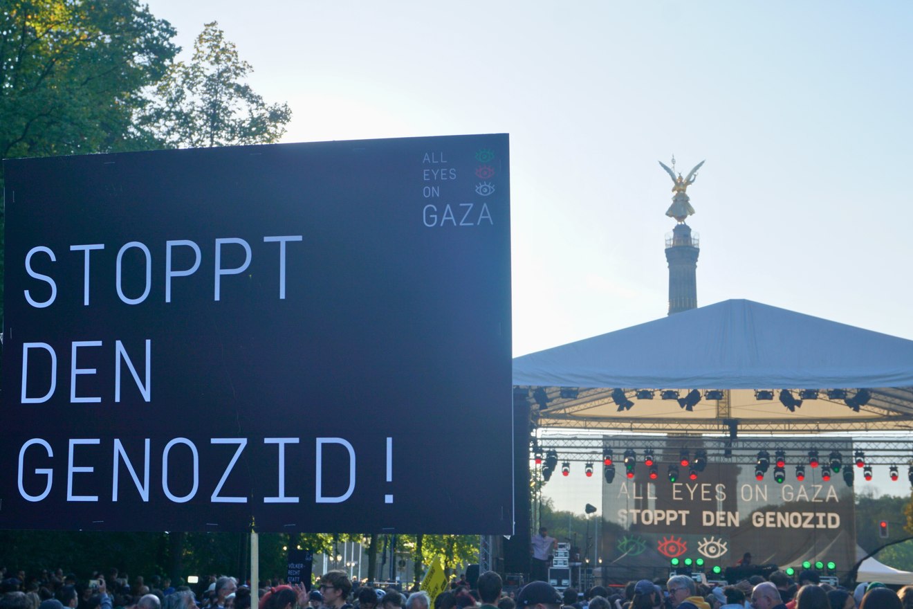 Großer Erfolg: 100.000 Menschen fordern "Stoppt den Genozid in Gaza"