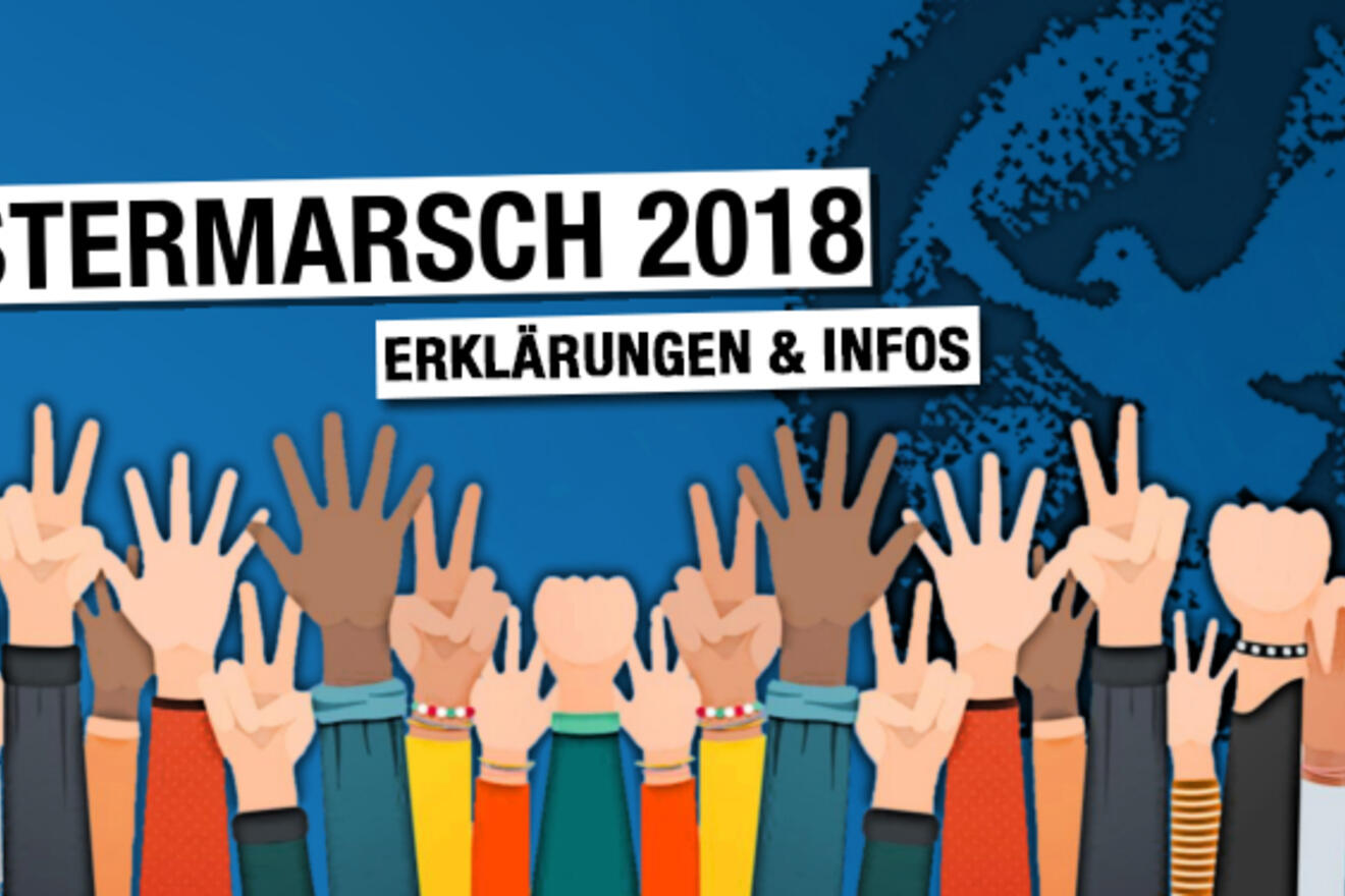 Erklärungen/ Infos von Dritten zum Ostermarsch 2018