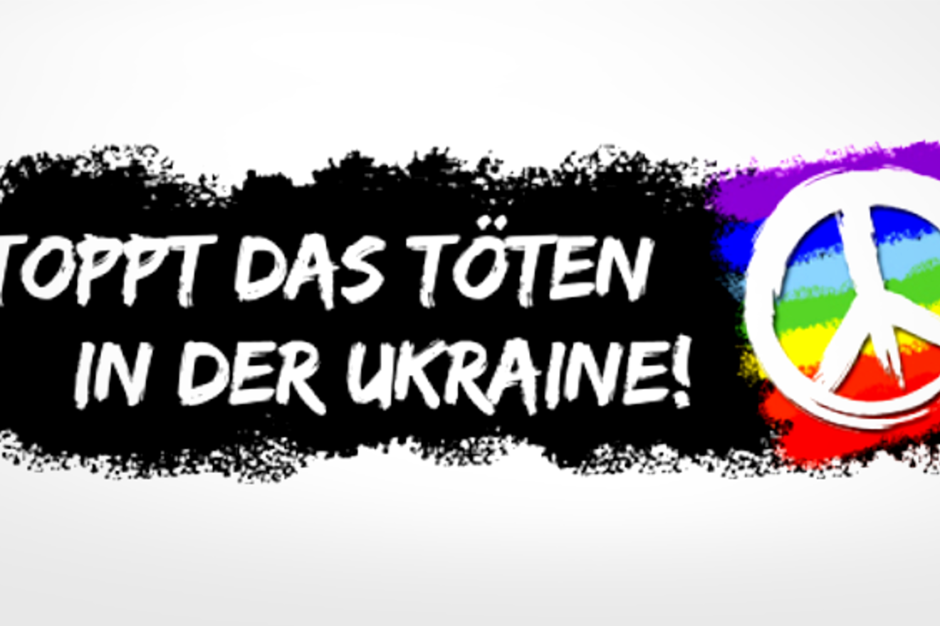 Stoppt das Töten in der Ukraine – für Waffenstillstand und Verhandlungen!