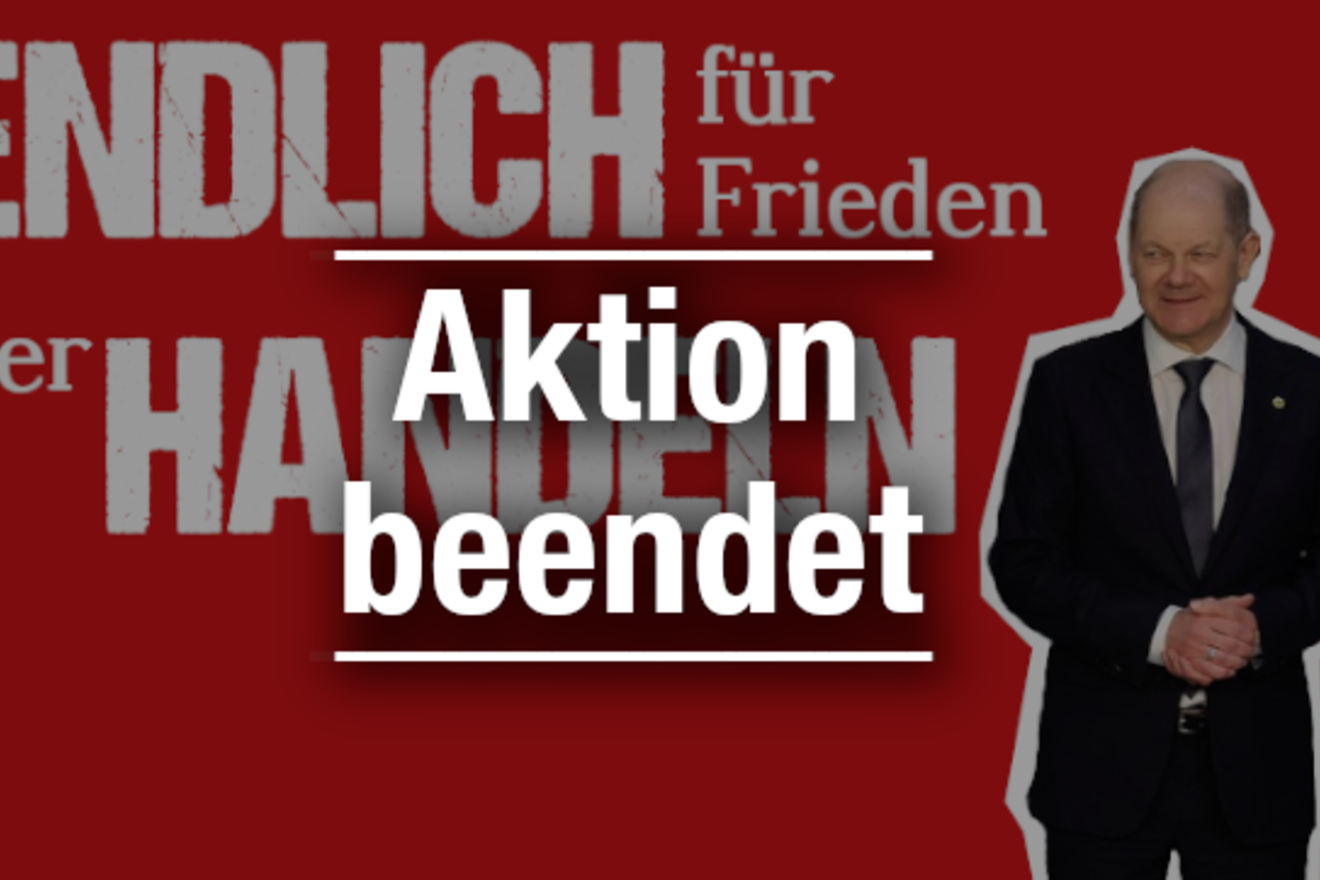Scholz antwortet nicht – Verhandlungen als Weg zum Frieden werden ignoriert