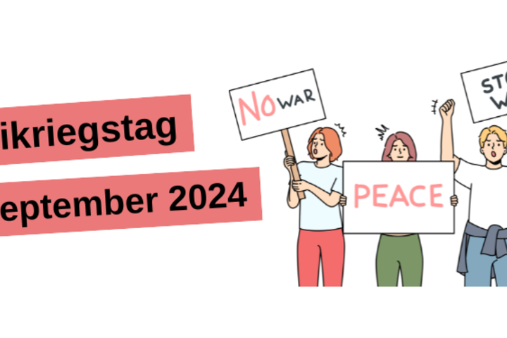 Für Frieden und Diplomatie!