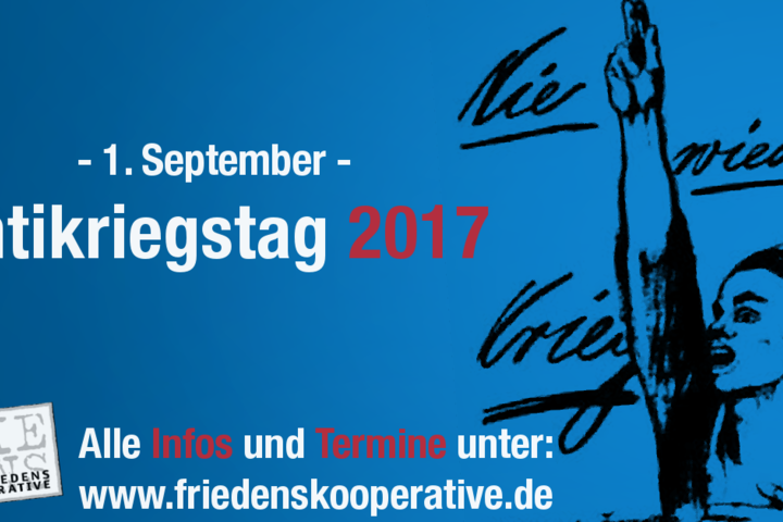 Antikriegstag am 1. September 2017