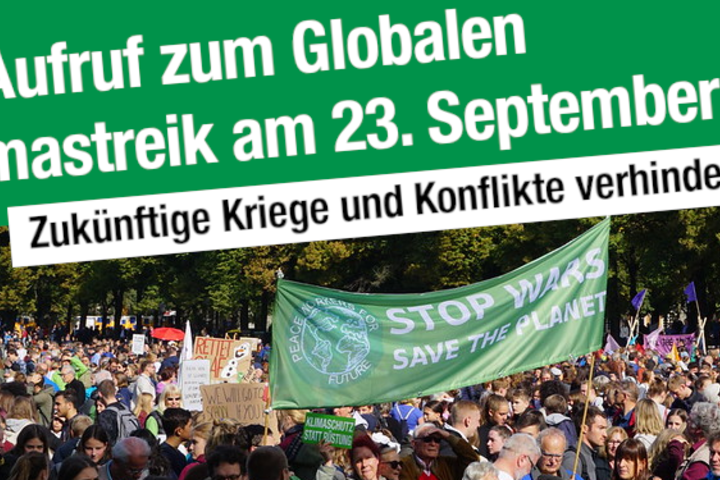 Aufruf zum Globalen Klimastreik am 23. September 2022