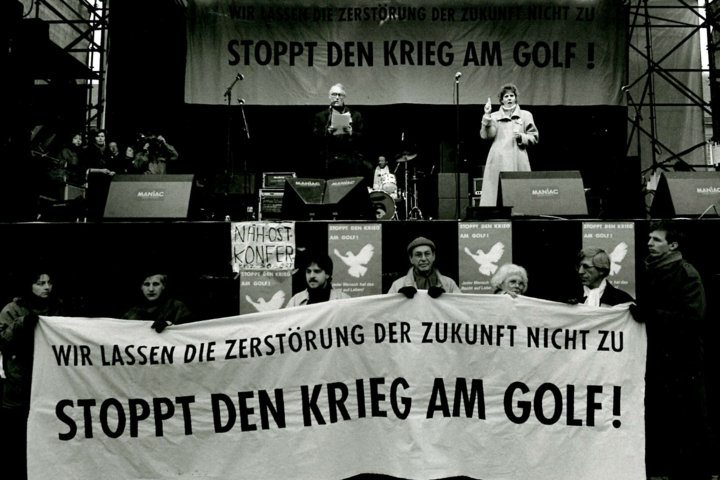 Anti-Golfkriegsdemo in Bonn am 26. Januar 1991 