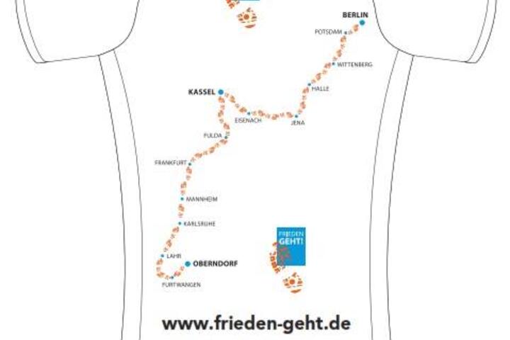 Frieden geht! Staffellauf 2018 gegen Rüstungsexporte