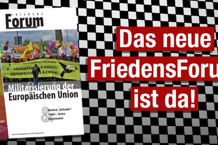 FriedensForum 1/2020 erschienen