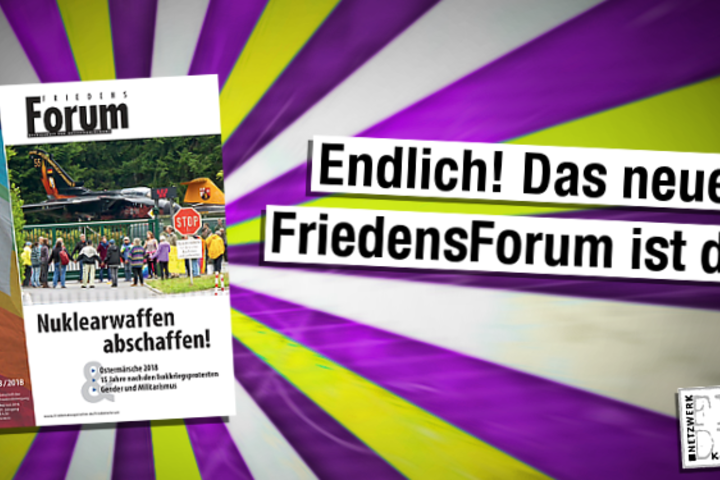 FriedensForum 3/2018 ist erschienen!