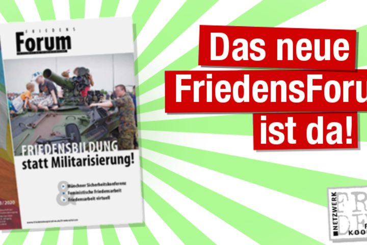 FriedensForum 3/2020 erschienen