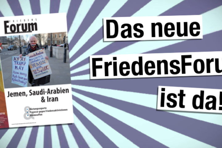 FriedensForum 4/2018 ist erschienen!