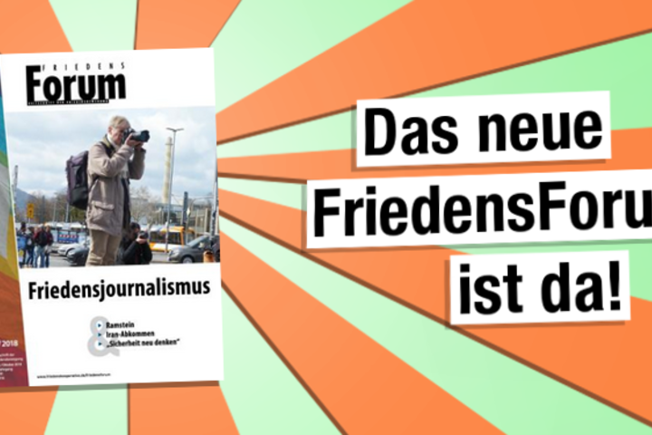 Das neue FriedensForum ist da!