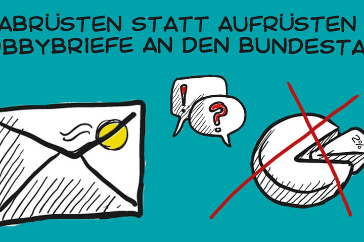 Für Abrüstung - Lobbybrief zu den Haushaltsverhandlungen 2019