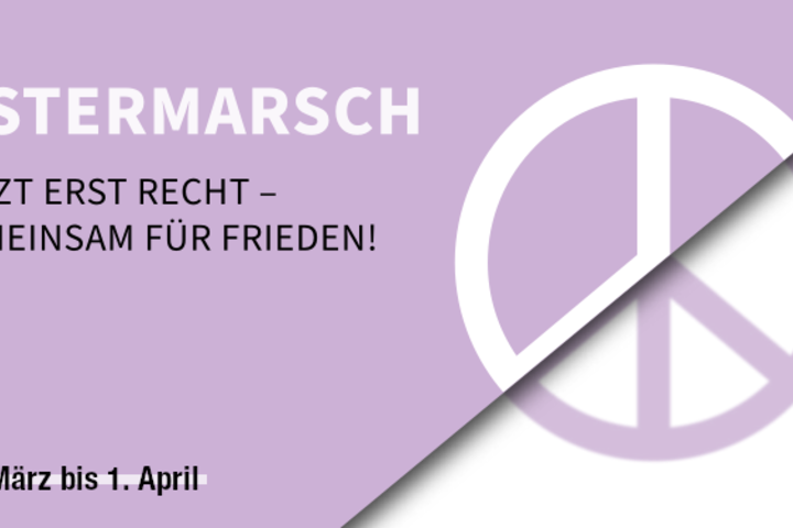 Alle Infos zu den Ostermärschen 2024 der Friedensbewegung