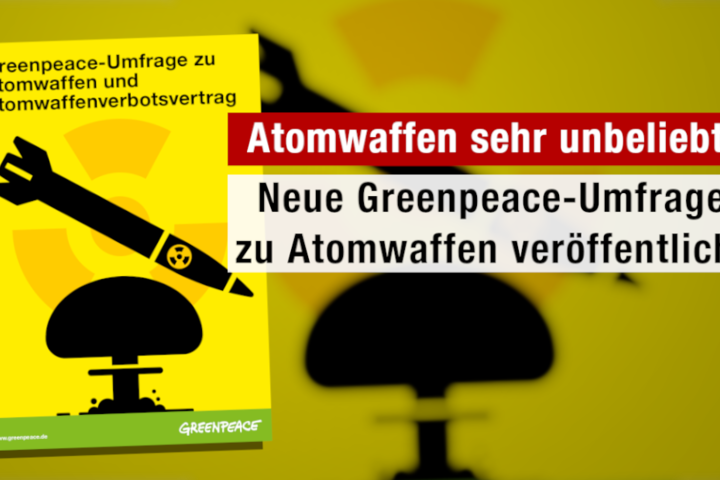Große Mehrheit der Deutschen gegen Atomwaffen