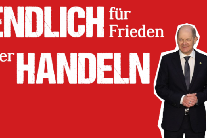 Mail-Aktion: Herr Bundeskanzler, werden Sie aktiv für Verhandlungen!