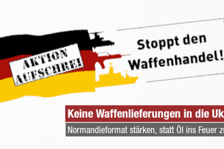 Keine Waffenlieferungen in die Ukraine!