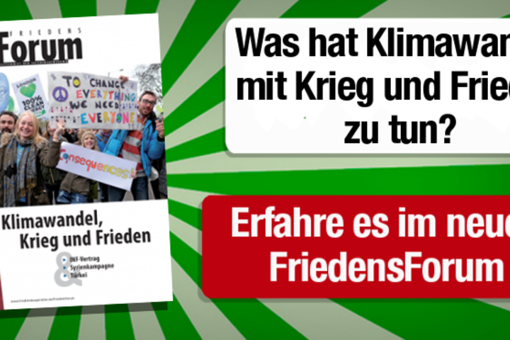 Klimawandel, Krieg und Frieden
