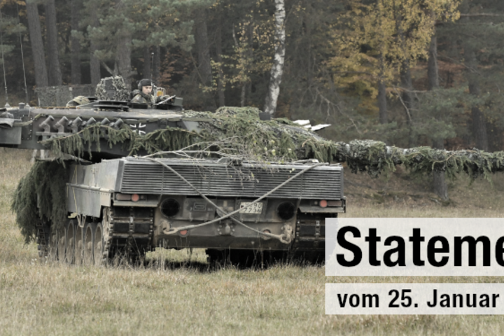 Lieferung von Kampfpanzern ist brandgefährlich – Frieden muss verhandelt werden!