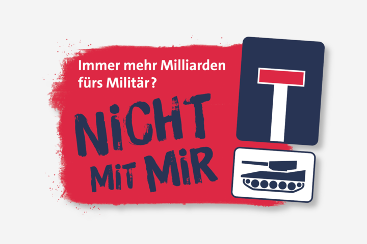 Immer mehr Milliarden fürs Militär? Nicht mit mir!