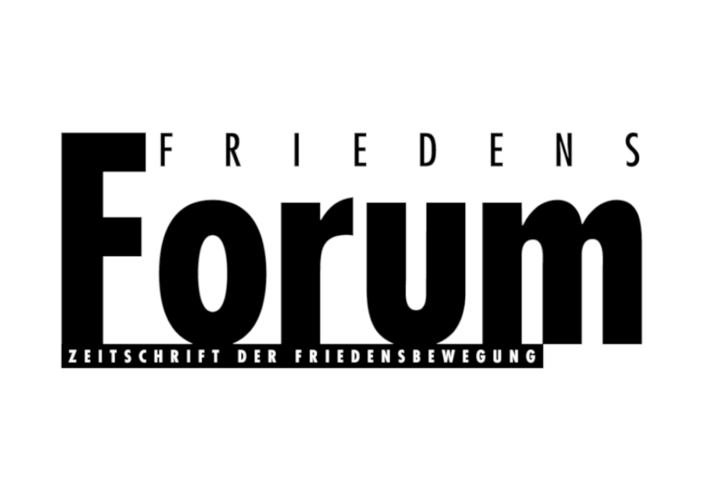 Das Logo der Zeitschrift "FriedensForum"