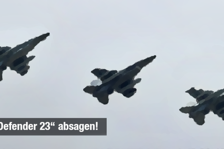 Netzwerk Friedenskooperative kritisiert Luftwaffen-Manöver „Air Defender 23“ und fordert Absage
