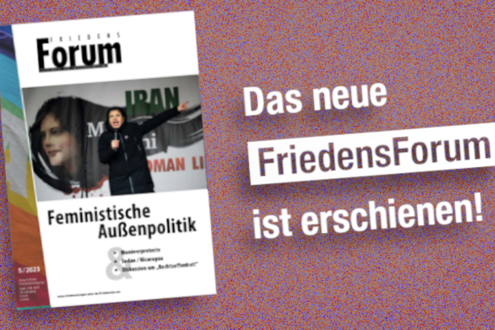 Neues FriedensForum erschienen!