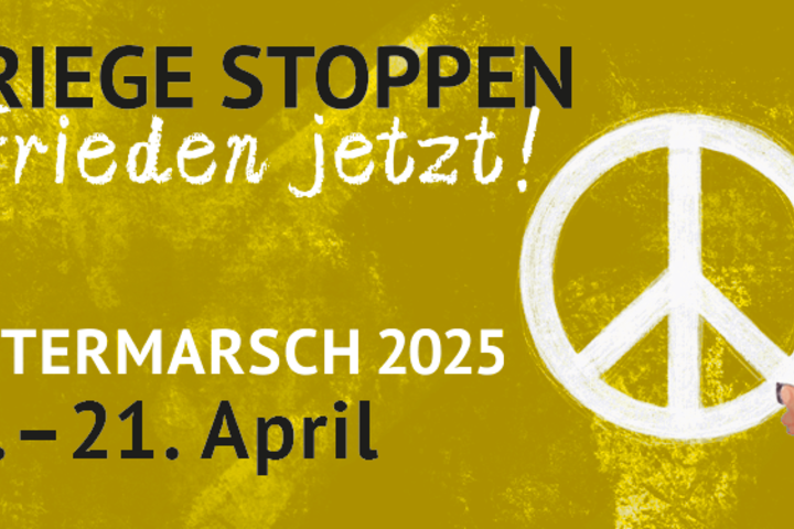 Ostermärsche am Karsamstag: Hauptaktionstag in rund 70 Städten