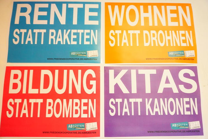 Rüstungswahnsinn muss gestoppt werden!