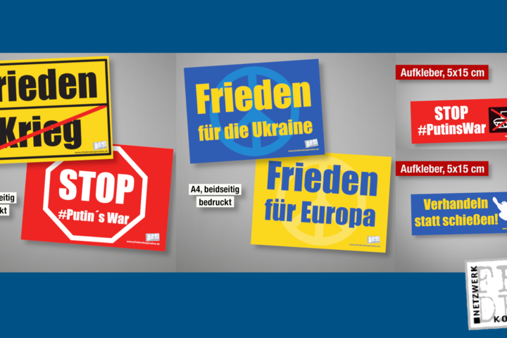 Setze Zeichen für Frieden und Solidarität mit der Ukraine