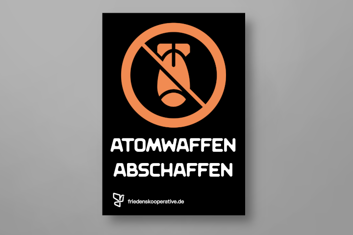 Shop: Aufkleber Atomwaffen abschaffen