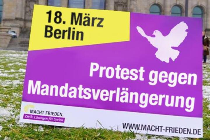 So, 18.03., 13 Uhr, Wiese vor dem Reichstag: Kommt und protestiert mit uns!