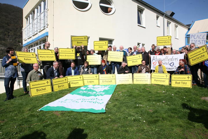 Start der 20-wöchigen Aktionspräsenz in Büchel