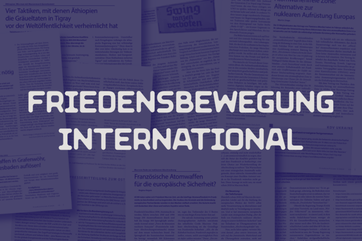 Friedensbewegung International - Der Blick über den Tellerrand.