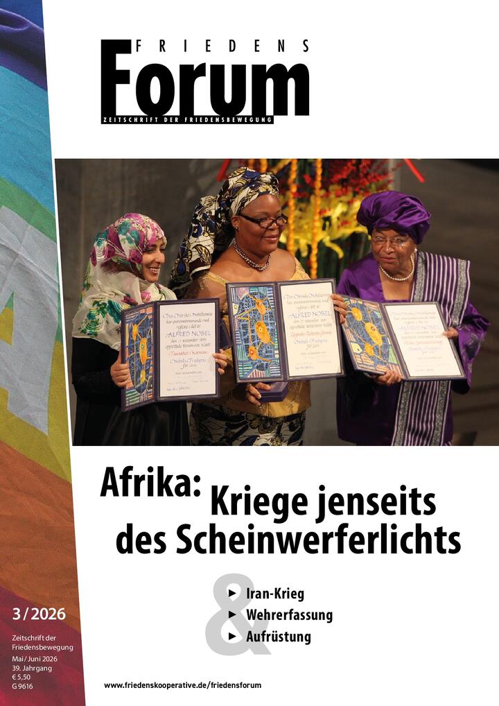Das Cover des FriedensForums 3/2026