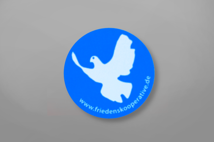 Aufkleber Friedenstaube